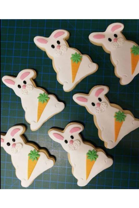 By Beken Cake & Cookie Tavşan Kurabiye 10 Adet