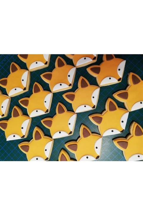 By Beken Cake & Cookie Tilki Kurabiye 10 Adet