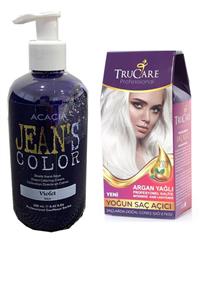 Trucare Saç Açıcı Ve Acacia Jeans Color Saç Boyası Mor 250 ml