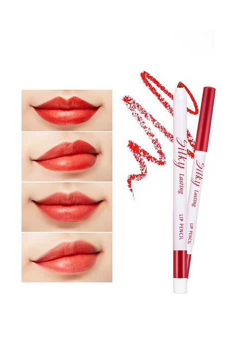 Missha İpeksi Dokuda Kalıcı Dudak Kalemi Silky Lasting Lip Pencil (RD04/Apple Burnt)