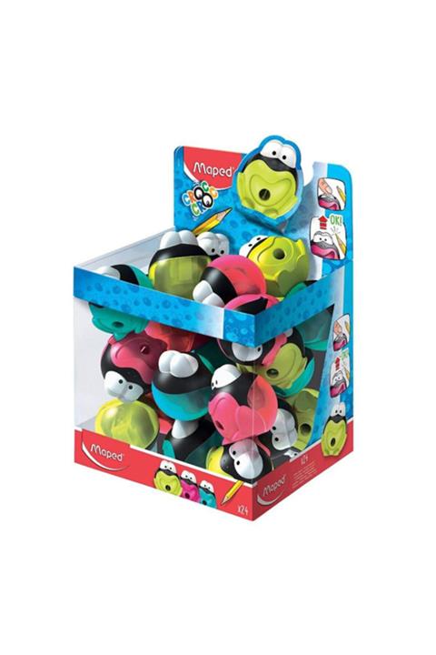 Maped 017611 Öğrenci Kalemtraş Croc Croc Innovation Plastik (20 Li Kutu)