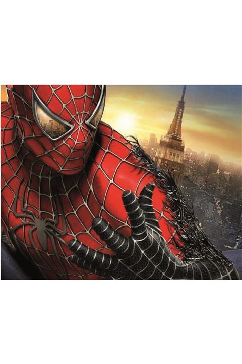 velomy Örümcek Adam Gofret Plaka Üstüne Resim