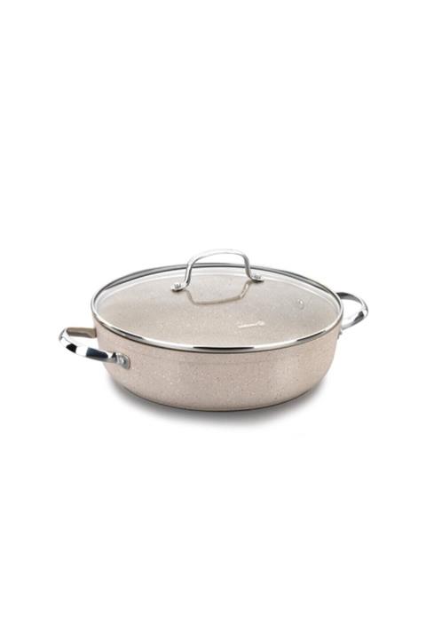 KORKMAZ Granita 26 Cm Kısa Granit Tencere A1263