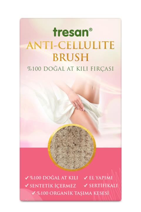 Tresan Anti-cellulite Brush %100 Doğal At Kılı Fırçası