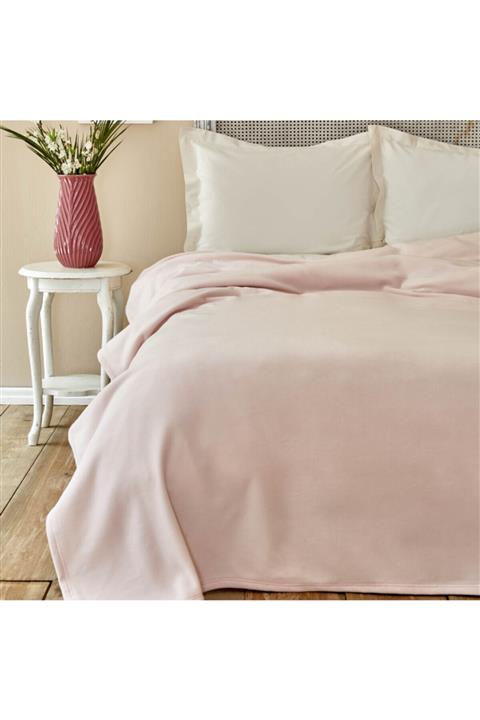 Karaca Home Puffy Blush Çift Kişilik Polar Battaniye