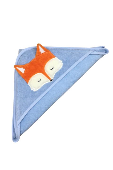 Teensy Tilki Nakışlı Kapüşonlu Kundak