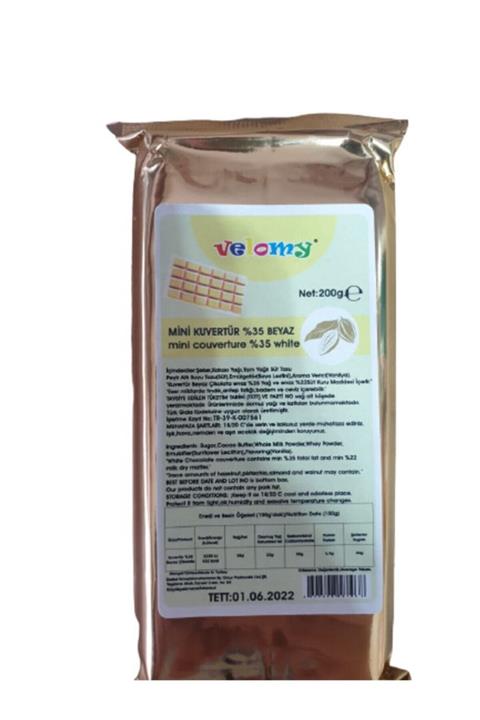 velomy Beyaz Kuvertur 200 Gr