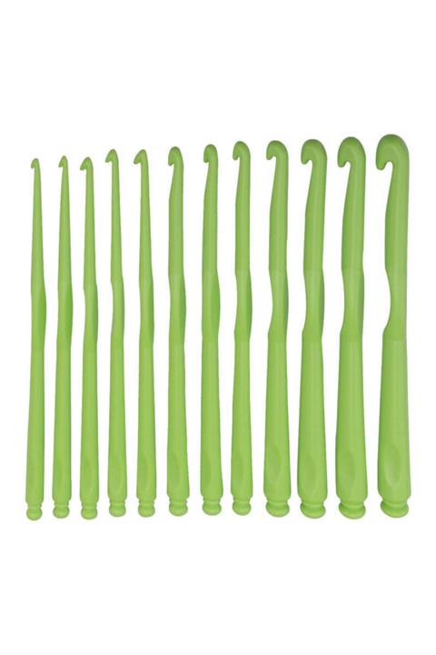 TURQUALY Plastik Tığ Seti 12'li