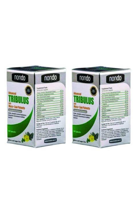 Nondo Advanced Trıbulus With Maca Ve Saw Palmetto 60 Kapsül 2 Adet