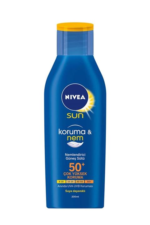 Nivea Sun Koruma & Nem Nemlendirici Güneş Sütü Spf50+ 200 Ml