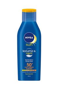 Nivea Sun Koruma & Nem Nemlendirici Güneş Sütü Spf50+ 200 Ml