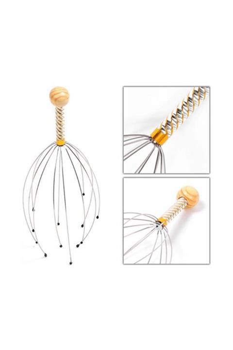 UmsoTrade 2 Adet Baş Kafa Saç Masaj Aleti Bokoma Saç Kafa Kaşıma Teli