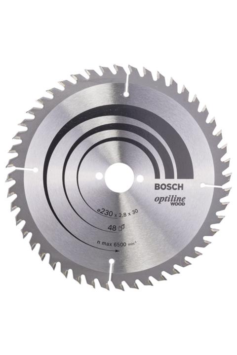 Bosch - Optiline Serisi Ahşap Için Daire Testere Bıçağı 230*30 Mm 48 Diş 2608640629