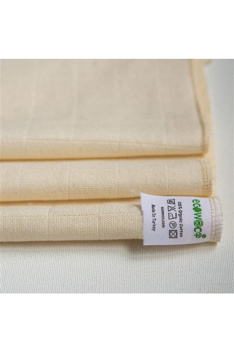 ecowoco Organik Pamuk Ham Müslin Bez 100x100 cm