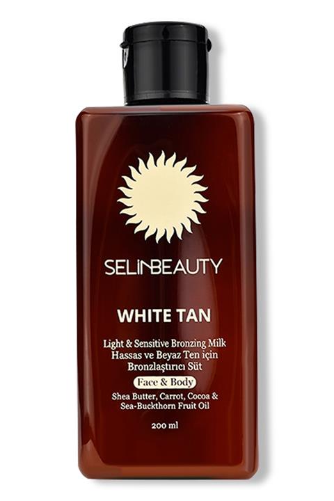 Selin Beauty Hassas ve Beyaz Tenler İçin Bronzlaştırıcı Süt