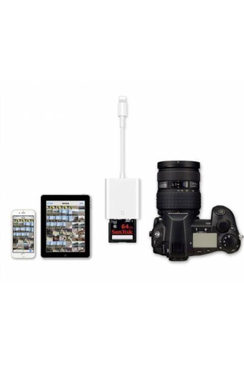 Polhammobile Polham Apple Ipad Ve Iphone Için Lightning Sd Kart Kamera Okuyucusu, Apple Sd Kart Okuyucu Kablo