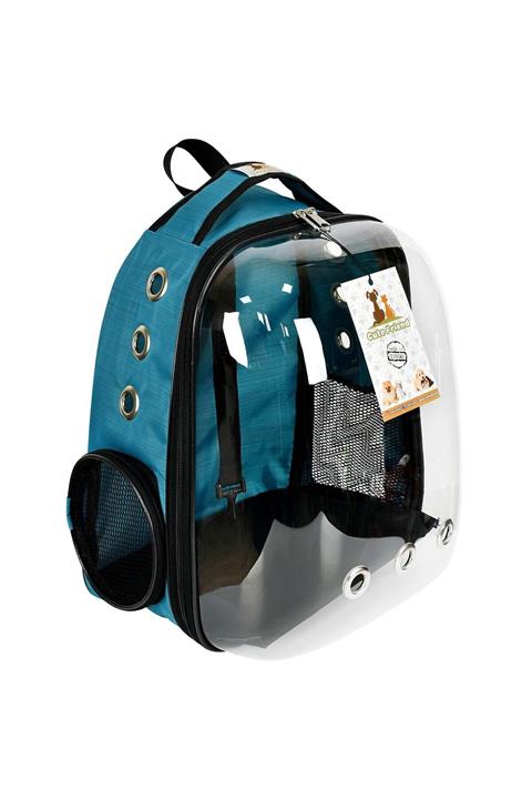 Cute Friend Astronot Kedi Köpek Taşıma Çantası Turkuaz