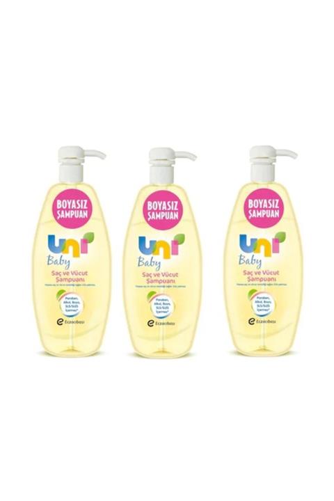 Uni Baby Bebek Şampuanı 900 Ml. X 3 Adet