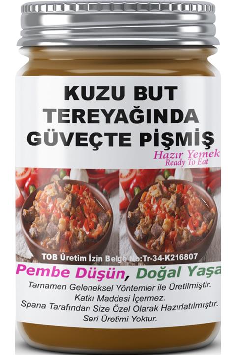 SPANA Kuzu But Tereyağında Güveçte Pişmiş Ev Yapımı Katkısız 330gr