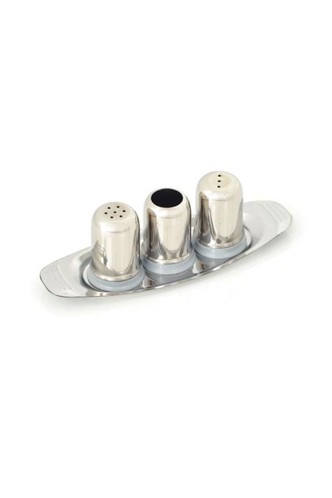 Tezel Lüx Gondol Tuzluk Takımı Paslanmaz Çelik