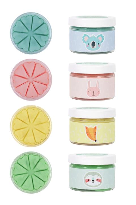 Bonnie Play Dough Doğal Oyun Hamuru 4'lü Pastel Renk Seti 4x150 gr Eğitici Set
