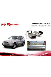 Niken Mercedes W163 Ml Egzoz Ucu Krom Tekli