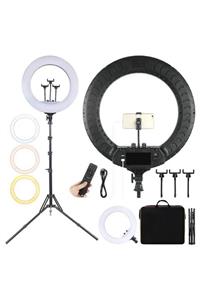 CEPCASE Ring Light Led Işık Halkası 21’’ 54 Cm Profesyonel Stüdyo Işığı Ve 210 Cm Monopod+taşıma Çantası