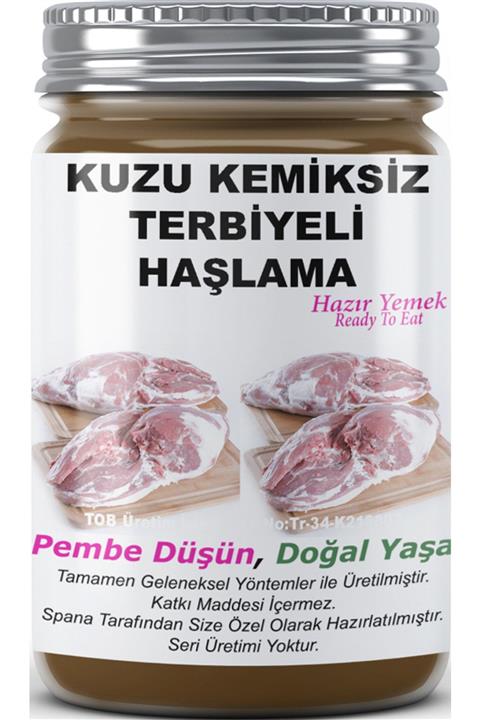 SPANA Kuzu Kemiksiz Terbiyeli Haşlama Ev Yapımı Katkısız 330gr