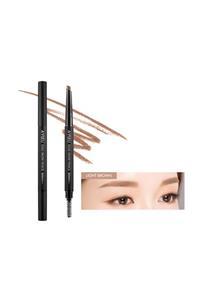 Missha Açık Kahverengi Kaş Kalemi - A'PIEU Edge Brow Pencil Light Brown 0.35g 8806185751841