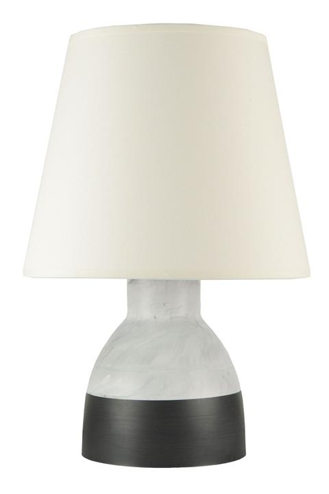 Qdec Modern Dizayn Vivo Abajur Siyah Beyaz