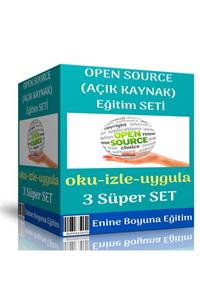 Enine Boyuna Eğitim Open Source (açık Kaynak) Eğitim Seti (3 Süper Kitap)