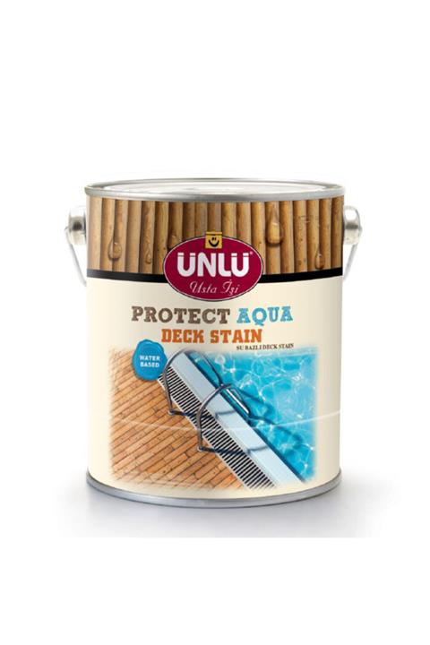 Ünlü Boya Protect Aqua Su Bazlı Deck Staın 5 lt