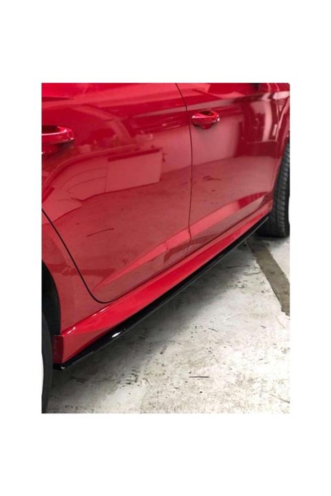 HYM TUNİNG Seat Leon Uyumlu  Mk 3 Mk 3.5 Marşpiyel Sağ Sol Takım Ls3h Kırmızı Boyalı