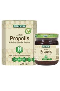 Aksu Vital Propolis Arı Sütü Arı Poleni Ham Bal 8000mg 220gr. Sepetse