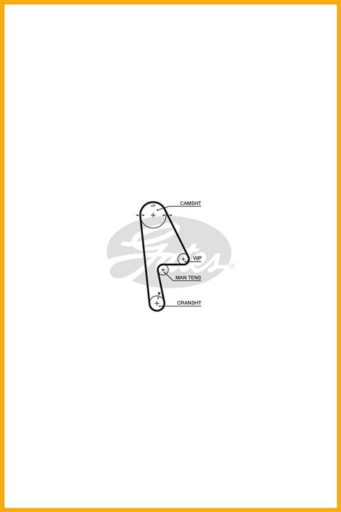 AAVDAN Trıger Kayısı (103x220) Honda Cıvıc 1.4 16v (00 05) Logo 1.3 8v (96 01) Ct1081