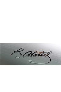 ModaCar Metal 8.5 Cm Atatürk Imzası Sticker 06a005