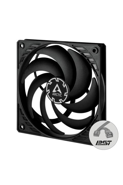 Arctic P12 Slim Pwm Pst, 120mm 4pin Pst 2100rpm Siyah Çerçeve Siyah Kanat Kasa Fanı (ar-acfan00187a)