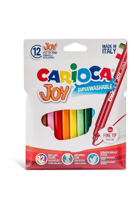 CARIOCA Joy Süper Yıkanabilir Keçeli Boya Kalemi 12’li - 40614