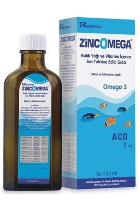 Berko Zincomega Balık Yağı 100 ml