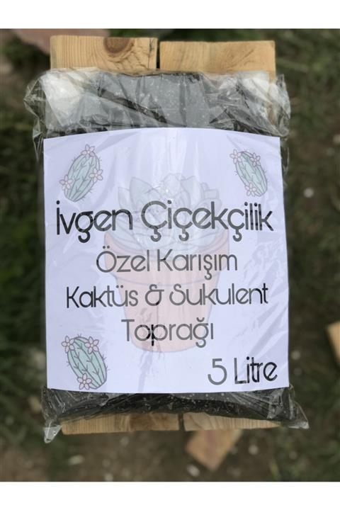 İvgen Çiçekçilik Kaktüs Sukulent Toprağı Özel Karışım 5 Litre