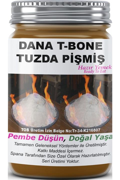 SPANA Dana T-bone Tuzda Pişmiş Ev Yapımı Katkısız 330 gr