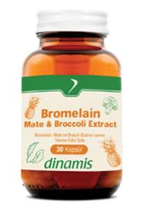 DİNAMİS Bromelain Mate-broccoli Extract 30 Kapsül