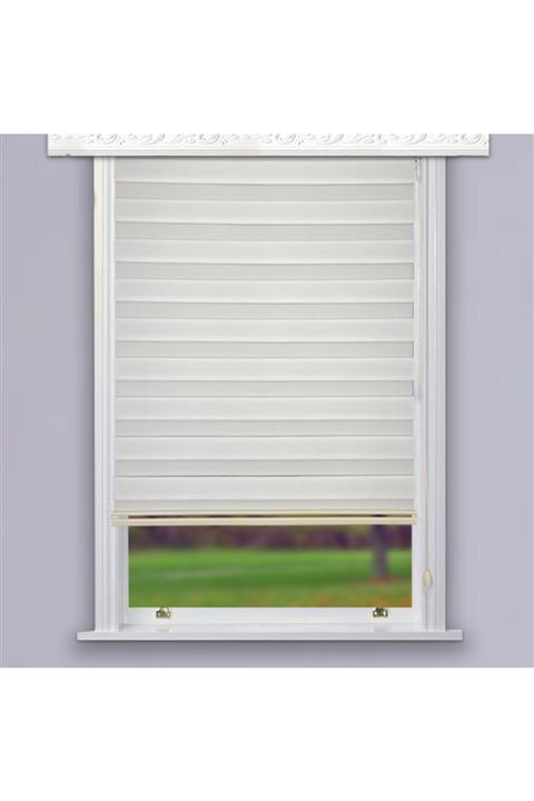 Brillant Zebra Perde Lizbon Ekru Mz508