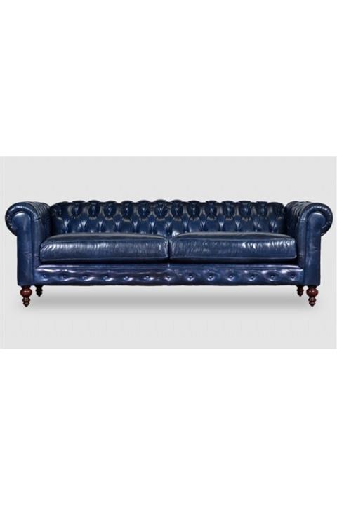 Berkay koltuk mobilya Nubuk Italyan Chester Kanepe