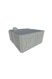 Mekser 5.0 M³ Galvaniz Prizmatik Modüler Su Deposu