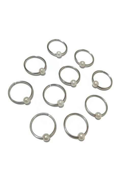 Anthika Saç Küpesi Set 10 Adet Mini Boncuklu Saç Aksesuar