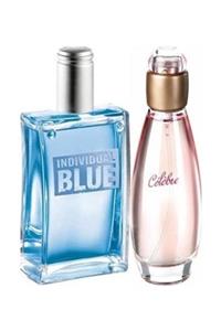 AVON Celebre Edt 50 Ml Kadın Parfüm Ve Individual Blue Edt 100 Ml Erkek Parfüm 2 Li Set