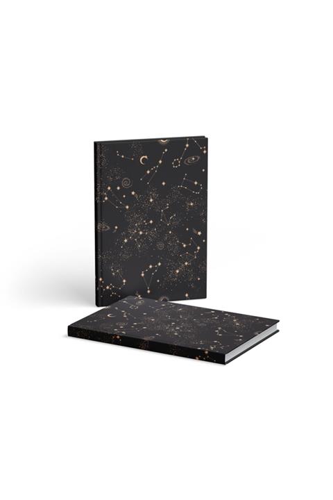 AKILLICA Sert Kapaklı Defter Lastikli Çizgili Defter 13x21 cm