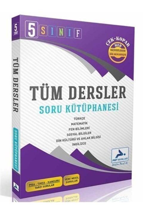 paraf yayınları 5. Sınıf Tüm Dersler Soru Kütüphanesi Soru Bankası