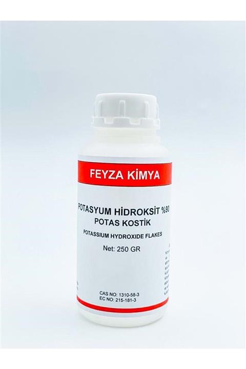 Feyza Kimya Potasyum Hidroksit Potas Kostik (250 Gr)